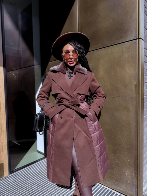 Coat "KOMBINĀCIJA HK30" – Choco